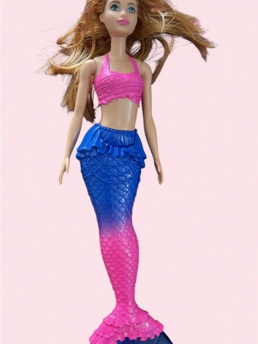 Lot of 4 Mermaid Fashion Dolls Articulated Sea Life Animal Figures Accessories